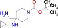 Tert-butyl 4-(aminomethyl)-4-(cyclopropylamino)piperidine-1-carboxylate