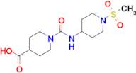 1-[(1-methanesulfonylpiperidin-4-yl)carbamoyl]piperidine-4-carboxylic acid