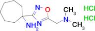 1-{5-[(dimethylamino)methyl]-1,2,4-oxadiazol-3-yl}cycloheptan-1-amine dihydrochloride