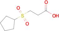 3-(Cyclopentanesulfonyl)propanoic acid