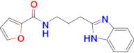 n-[3-(1h-1,3-benzodiazol-2-yl)propyl]furan-2-carboxamide