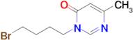 3-(4-Bromobutyl)-6-methyl-3,4-dihydropyrimidin-4-one