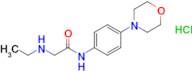 2-(Ethylamino)-n-[4-(morpholin-4-yl)phenyl]acetamide hydrochloride