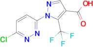 1-(6-Chloropyridazin-3-yl)-5-(trifluoromethyl)-1h-pyrazole-4-carboxylic acid