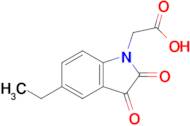 2-(5-Ethyl-2,3-dioxo-2,3-dihydro-1h-indol-1-yl)acetic acid