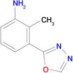 2-Methyl-3-(1,3,4-oxadiazol-2-yl)aniline