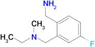 1-(2-{[ethyl(methyl)amino]methyl}-4-fluorophenyl)methanamine