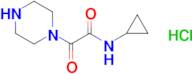 n-Cyclopropyl-2-oxo-2-(piperazin-1-yl)acetamide hydrochloride