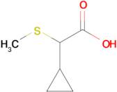 2-Cyclopropyl-2-(methylsulfanyl)acetic acid