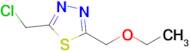 2-(Chloromethyl)-5-(ethoxymethyl)-1,3,4-thiadiazole