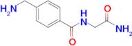 2-{[4-(aminomethyl)phenyl]formamido}acetamide