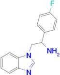 2-(1h-1,3-Benzodiazol-1-yl)-1-(4-fluorophenyl)ethan-1-amine