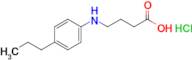 4-[(4-propylphenyl)amino]butanoic acid hydrochloride