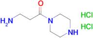 3-Amino-1-(piperazin-1-yl)propan-1-one dihydrochloride