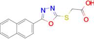 2-{[5-(naphthalen-2-yl)-1,3,4-oxadiazol-2-yl]sulfanyl}acetic acid