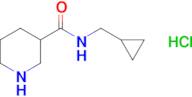 n-(Cyclopropylmethyl)piperidine-3-carboxamide hydrochloride