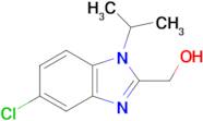 [5-chloro-1-(propan-2-yl)-1h-1,3-benzodiazol-2-yl]methanol