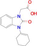 2-[3-(cyclohex-1-en-1-yl)-2-oxo-2,3-dihydro-1h-1,3-benzodiazol-1-yl]acetic acid