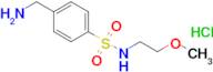 4-(Aminomethyl)-n-(2-methoxyethyl)benzene-1-sulfonamide hydrochloride