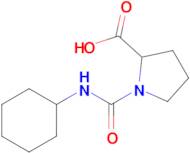 1-(Cyclohexylcarbamoyl)pyrrolidine-2-carboxylic acid