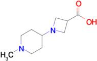 1-(1-Methylpiperidin-4-yl)azetidine-3-carboxylic acid