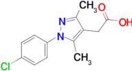 2-[1-(4-chlorophenyl)-3,5-dimethyl-1h-pyrazol-4-yl]acetic acid