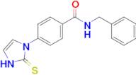 N-benzyl-4-(2-sulfanylidene-2,3-dihydro-1H-imidazol-1-yl)benzamide