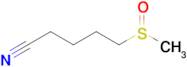 5-Methanesulfinylpentanenitrile