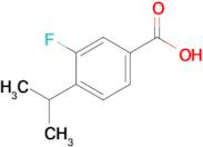 3-Fluoro-4-(propan-2-yl)benzoic acid