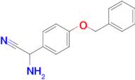 2-Amino-2-[4-(benzyloxy)phenyl]acetonitrile