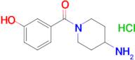 3-(4-Aminopiperidine-1-carbonyl)phenol hydrochloride