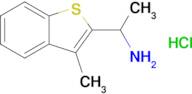 1-(3-Methyl-1-benzothiophen-2-yl)ethan-1-amine hydrochloride