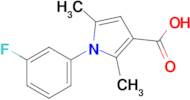 1-(3-Fluorophenyl)-2,5-dimethyl-1h-pyrrole-3-carboxylic acid