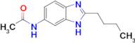 N-(2-butyl-1H-1,3-benzodiazol-6-yl)acetamide