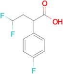 4,4-Difluoro-2-(4-fluorophenyl)butanoic acid