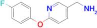 [6-(4-fluorophenoxy)pyridin-3-yl]methanamine