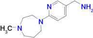 [6-(4-methyl-1,4-diazepan-1-yl)pyridin-3-yl]methanamine