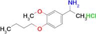 1-(4-Butoxy-3-methoxyphenyl)ethan-1-amine hydrochloride