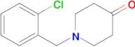 1-[(2-chlorophenyl)methyl]piperidin-4-one