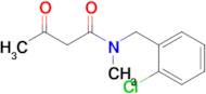 n-[(2-chlorophenyl)methyl]-n-methyl-3-oxobutanamide