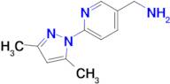 [6-(3,5-dimethyl-1h-pyrazol-1-yl)pyridin-3-yl]methanamine