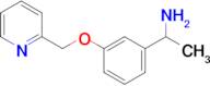 1-{3-[(pyridin-2-yl)methoxy]phenyl}ethan-1-amine