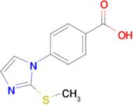 4-[2-(methylsulfanyl)-1h-imidazol-1-yl]benzoic acid