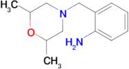 2-[(2,6-dimethylmorpholin-4-yl)methyl]aniline