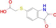 2-[(2,3-dioxo-2,3-dihydro-1h-indol-6-yl)sulfanyl]acetic acid