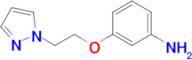 3-[2-(1h-pyrazol-1-yl)ethoxy]aniline