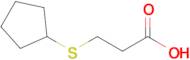 3-(Cyclopentylsulfanyl)propanoic acid