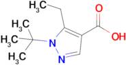 1-Tert-butyl-5-ethyl-1h-pyrazole-4-carboxylic acid