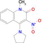 1-Methyl-3-nitro-4-(pyrrolidin-1-yl)-1,2-dihydroquinolin-2-one