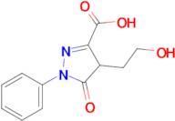 4-(2-Hydroxyethyl)-5-oxo-1-phenyl-4,5-dihydro-1h-pyrazole-3-carboxylic acid